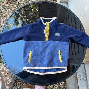 Eddie Bauer Blue and Yellow Fleece Jacket